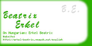 beatrix erkel business card